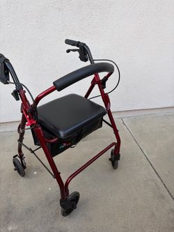 Nova Red Walker with Seat. Like New!