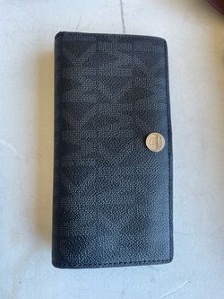 Michael Kors Black Bifold Long Wallet
