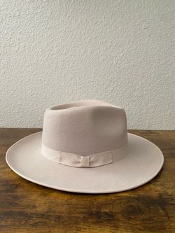 Gigi Pip Monroe Rancher Fedora Hat Ivory