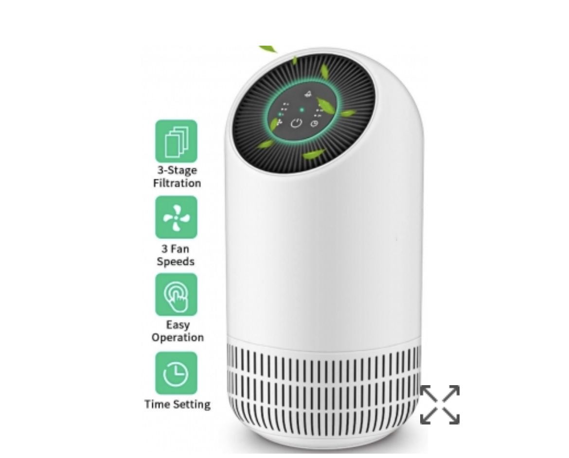 Honati Air Purifier for Home Allergies and Pets, True HEPA Filter Easy to Eliminates Dust, Pollen, Smoke and Household Odors