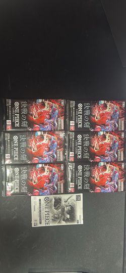 One Piece TCG Bundle — 6x OP-16 Booster Packs + Azure Sea’s Seven Dash Pack (Sealed, Japanese/English)