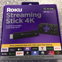 Roku Streaming Stick 4K•NEW•