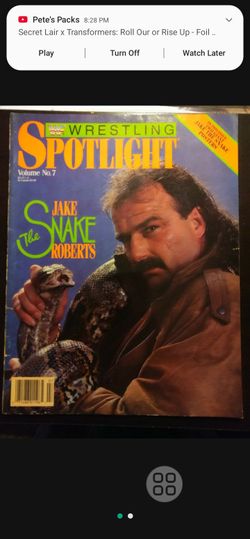 WWF MAGAZINE WRESTLING SPOTLIGHT 7 VINTAGE WWE WCW ECW JAKE THE SNAKE ROBERTS