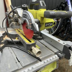 Table Saw And Miter Saw
