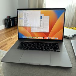 MacBook Pro 16” 2.6ghz 6 Core I7 16gb Ram 500gb Ssd 