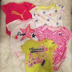 Puma Baby Onesies Set NEW