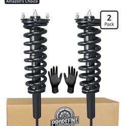 Upgraded Front Shock Absorber Strut Compatible with Toyota Tundra 2007-2021 Replace 171119R 171119L Strut and Coil Spring Assembly pair