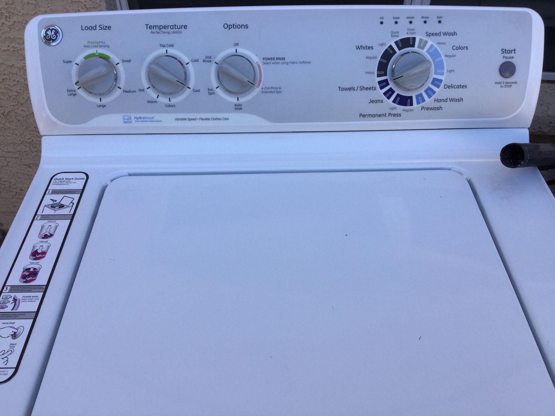 Washer      “GE Hydrowave Quiet Agitator Washing System” High Quality 