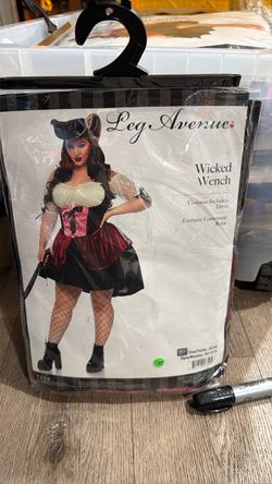 Leg Avenue Wicked Wench Costume Size 3X/4X