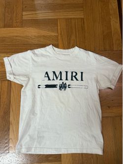 Black and white Amiri tshirt