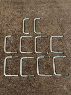 NEW 10 Brushed Nickel Drawer Handles