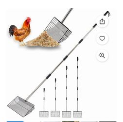Chicken poop scooper