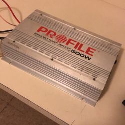 Profile Bridgeable 500 Watts Car Amp