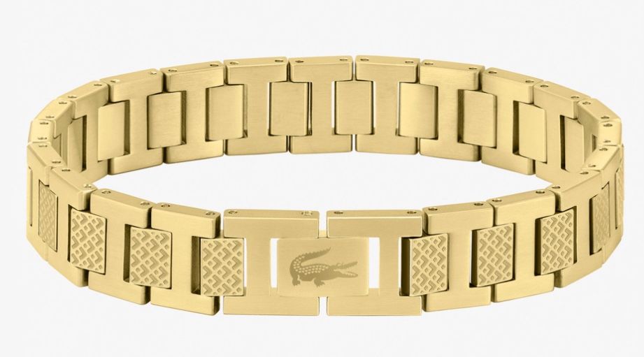 Brand New With Box Men’s Gold Lacoste Bracelet