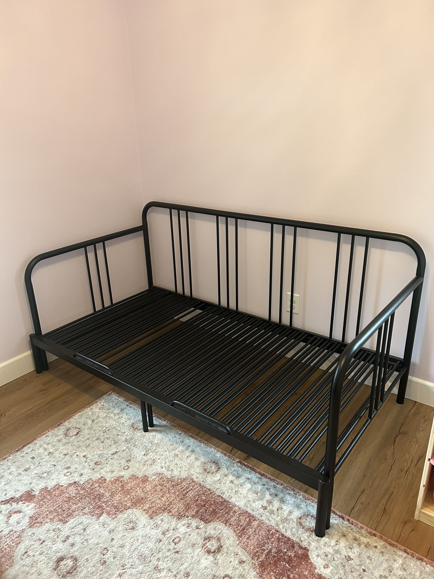 Fyresdal Ikea Black Metal Bed (daybed)