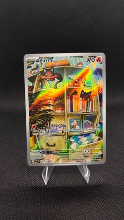 Litten 167/162 Illustration Rare Holo Pokemon Card