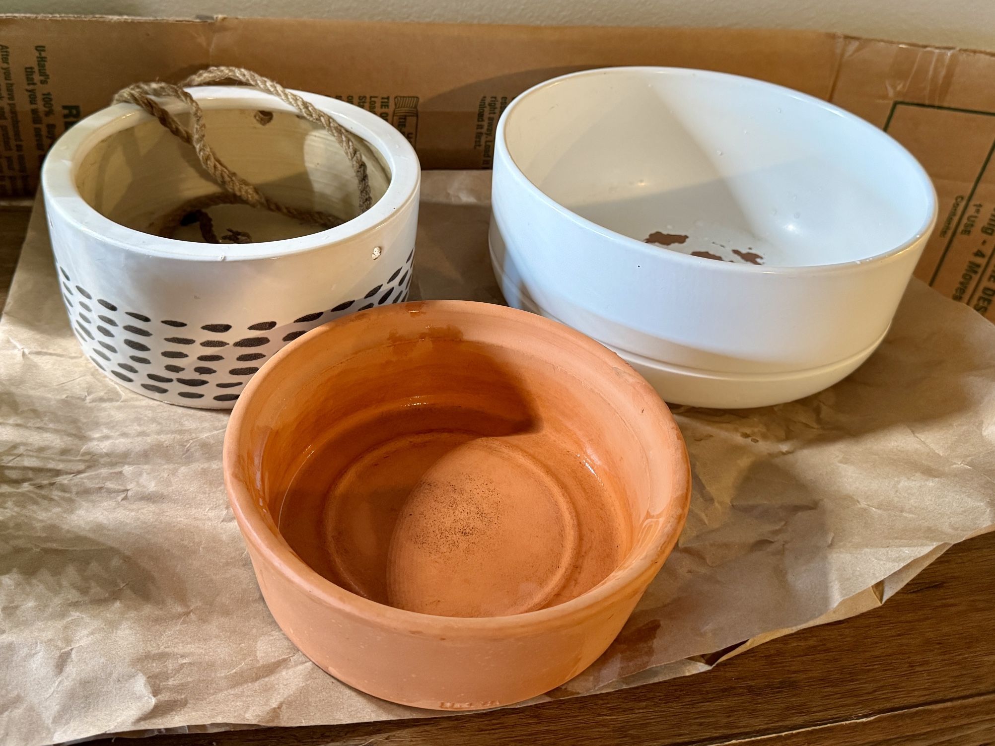 Planting Pots x3