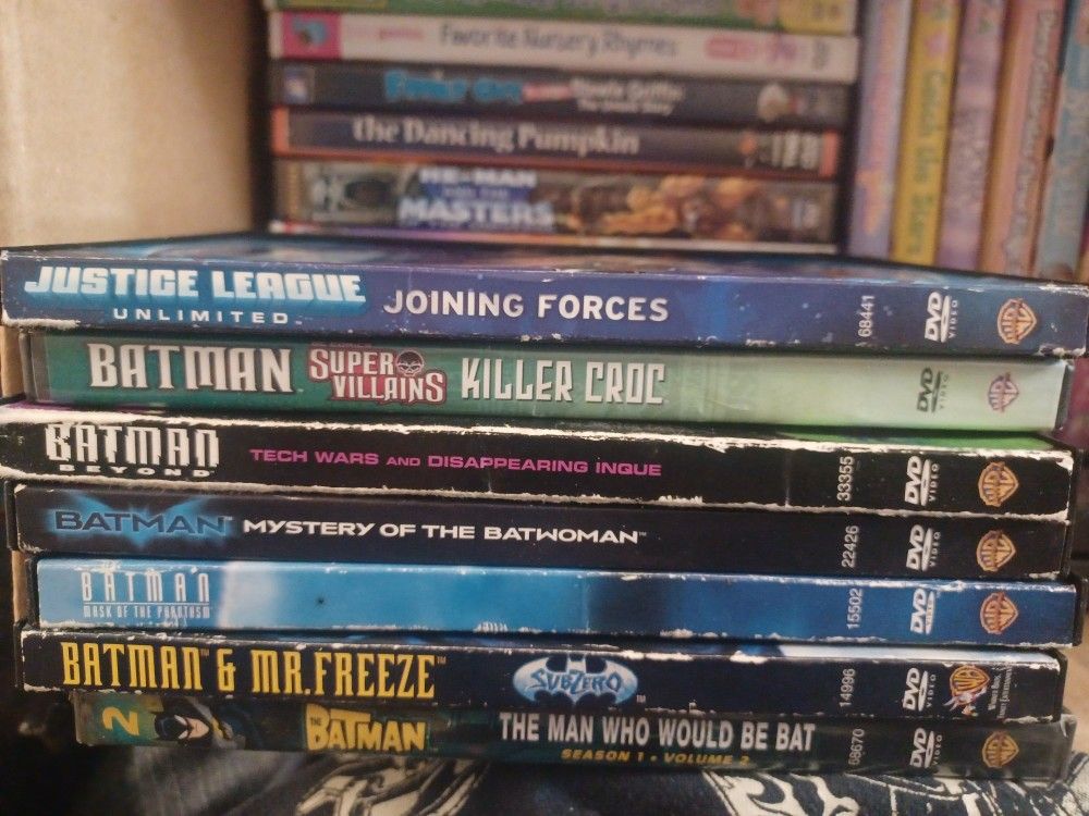 Lot Of 7 "Batman" DVD Movies