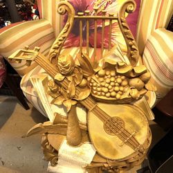 Mid-century modern Sirocco, very large wall decor, heavy plastics