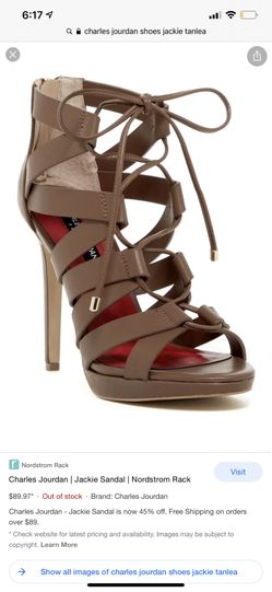Leather Lace Up Heels