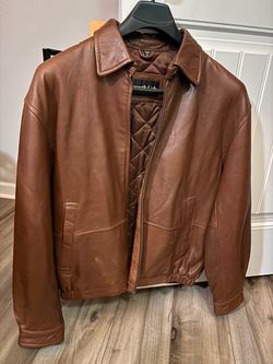 Men’s Kenneth Cole Brown LeatherJacket
