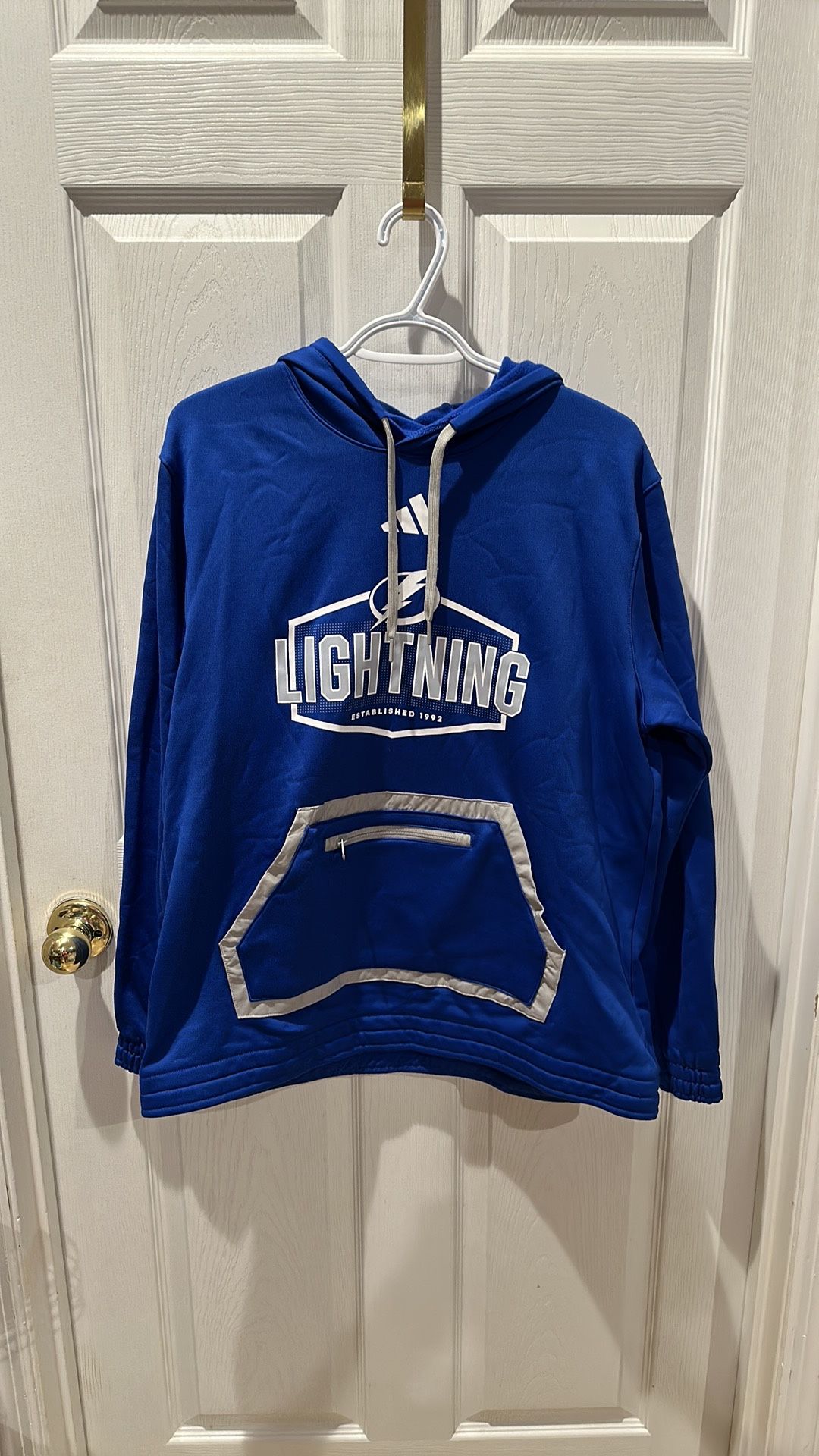 Woman’s Adidas Tampa Bay Lightning Sweatshirt Hoodie - Blue