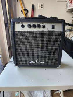 Glen Burton GM-10 10W Guitar Amplifier Practice Amp Headphone Jack Tested Working