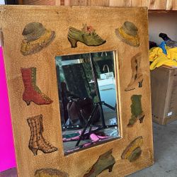 Vintage Boots Mirror