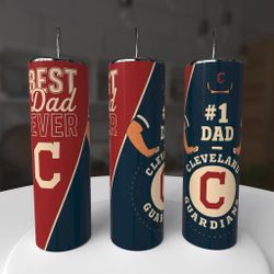 Cleveland Guardians Baseball Dad Tumbler