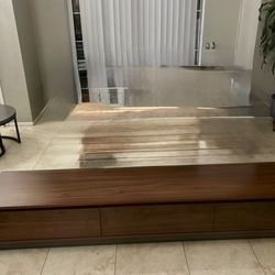 Modern Low Profile TV Stand / Floating Media Console 