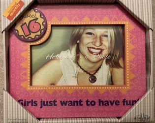 Two new in box Sweet 16 photo frames