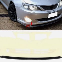 Fit 08-10 Subaru Impreza WRX Premium Front Bumper Lip PU Chin Spoiler STI Style