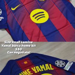 Lamine Yamal Barcelona Home Kit Jersey