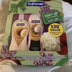 New 3 Piece Softsoap Gift Set