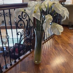 Calla Lily Silk Floor Arrangement 4 Feet Tall 