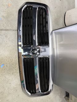 Dodge Ram Front Grille Chrome and Black