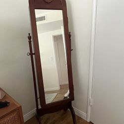 Vintage Antique Cheval Mirror 
