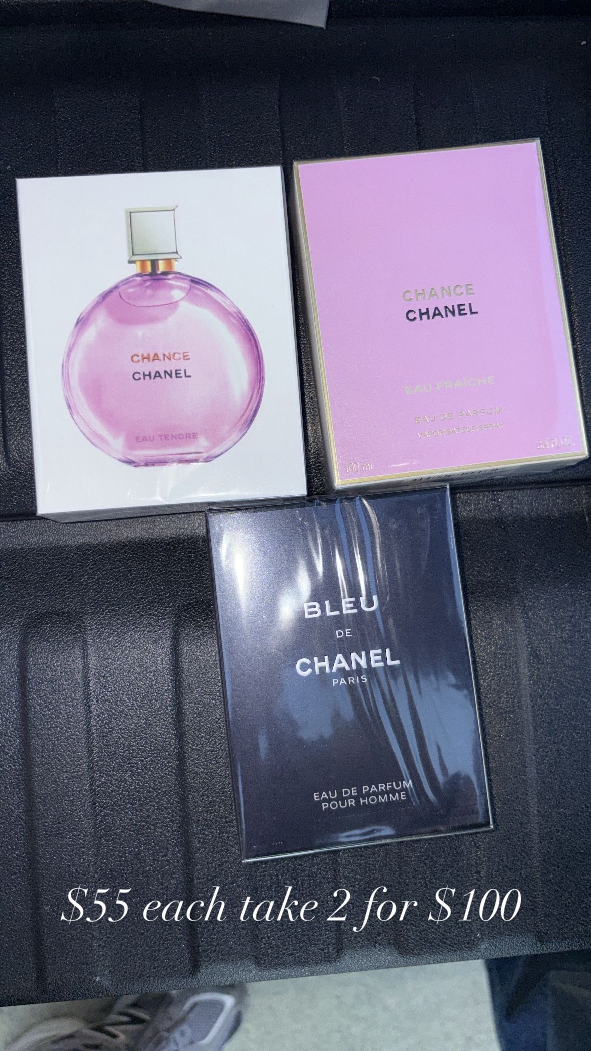Blue De Chanel , $55 Each Cologne , Take 2 Colognes For $100