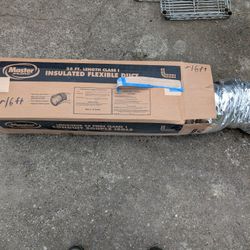 6 inch Insulated Flexible HVAC Duct 16ft