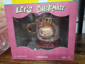 "Let's Checkmate" The MONSTERS (LABUBU) Mug (Pink)