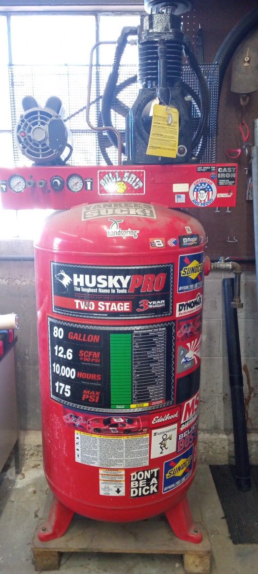 2005 Husky Pro 80 Gallon Compressor 