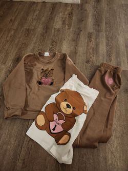 Kids Teddy Bear 3-Piece Outfit Set