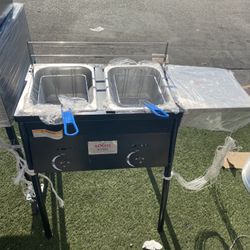 Deep fryer: New Double Stainless steel