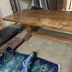 Handcrafted Farm Table