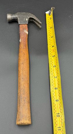 Vintage Upholstery Hammer with Wood Handle