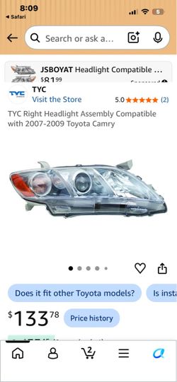 Brand New! Headlight Assembly(Pair)