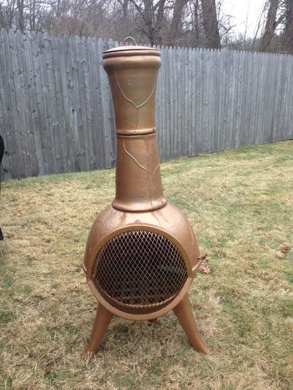 Cast iron Chiminea for Sale in Seymour, CT - OfferUp