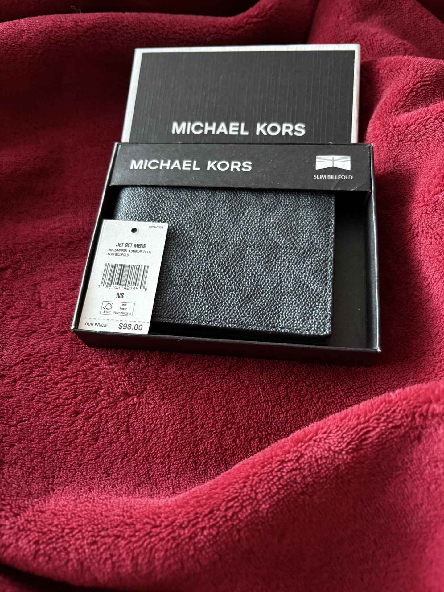 Blue Michael Kors Wallet