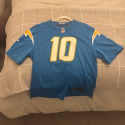 Justin Herbert Chargers Jersey Youth Large