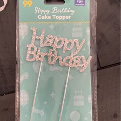 Happy Birthday Cake Topper